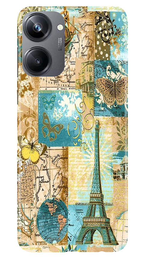 Travel Eiffel Tower Case for Realme 10 Pro 5G (Design No. 175)