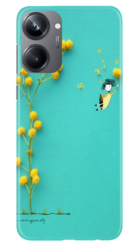 Flowers Girl Case for Realme 10 Pro 5G (Design No. 185)