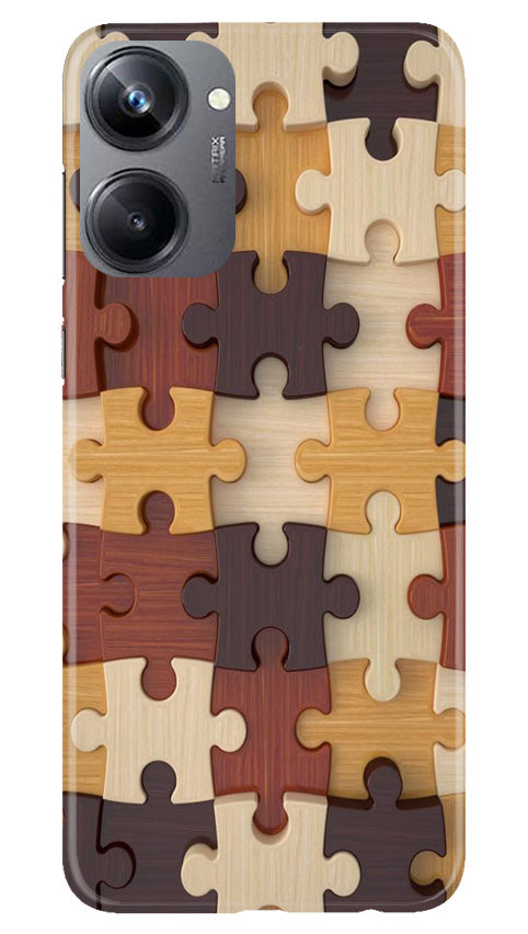 Puzzle Pattern Case for Realme 10 Pro 5G (Design No. 186)