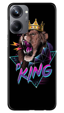 Lion King Mobile Back Case for Realme 10 Pro 5G (Design - 188)