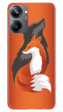 Wolf  Mobile Back Case for Realme 10 Pro 5G (Design - 193)