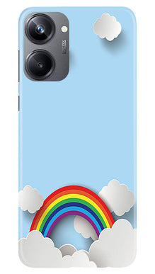 Rainbow Mobile Back Case for Realme 10 Pro 5G (Design - 194)