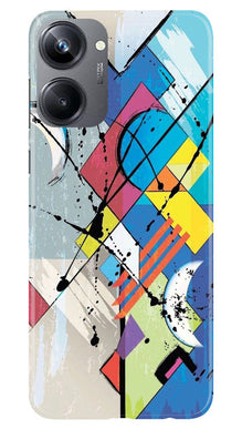 Modern Art Mobile Back Case for Realme 10 Pro 5G (Design - 204)