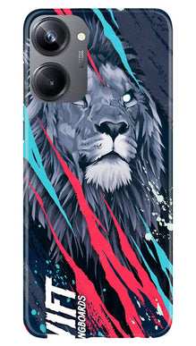 Lion Mobile Back Case for Realme 10 Pro 5G (Design - 247)