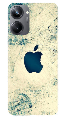 Apple Logo Mobile Back Case for Realme 10 Pro 5G (Design - 251)
