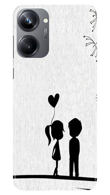 Cute Kid Couple Mobile Back Case for Realme 10 Pro 5G (Design - 252)