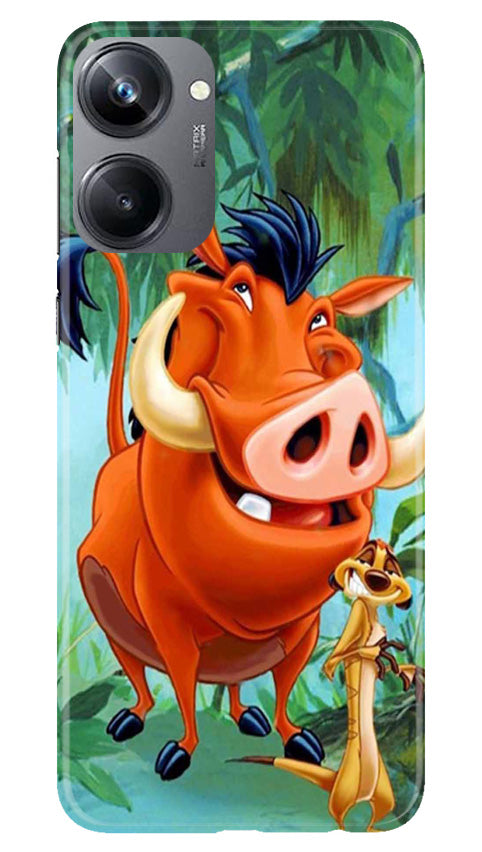 Timon and Pumbaa Mobile Back Case for Realme 10 Pro 5G (Design - 267)