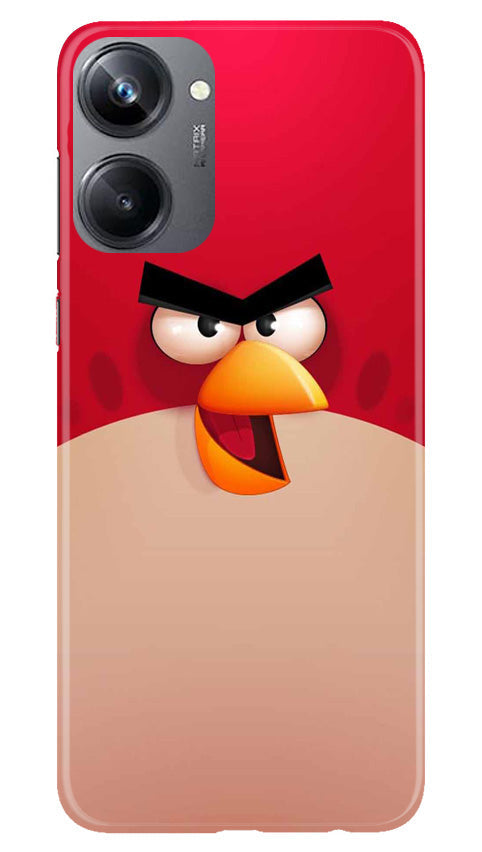Angry Bird Red Mobile Back Case for Realme 10 Pro 5G (Design - 287)