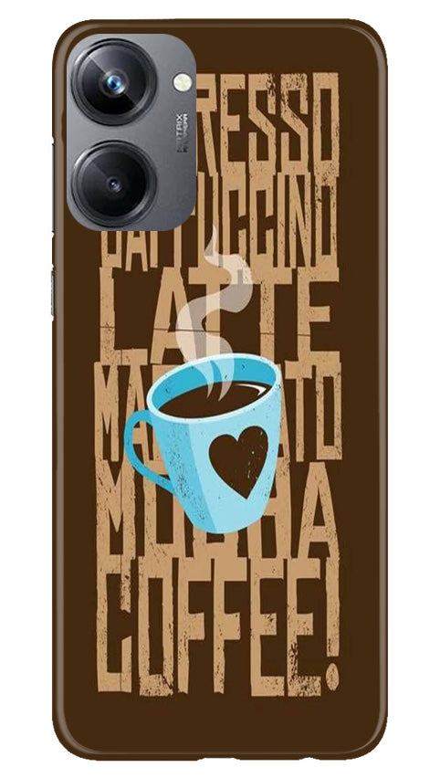 Love Coffee Mobile Back Case for Realme 10 Pro 5G (Design - 311)