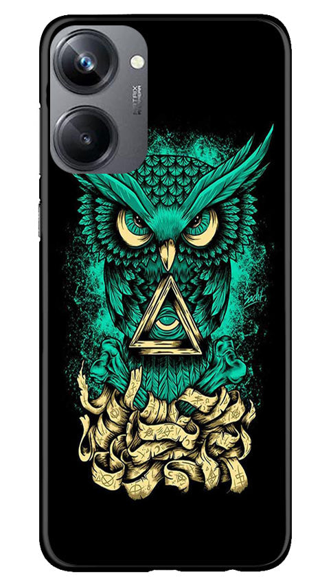 Owl Mobile Back Case for Realme 10 Pro 5G (Design - 317)