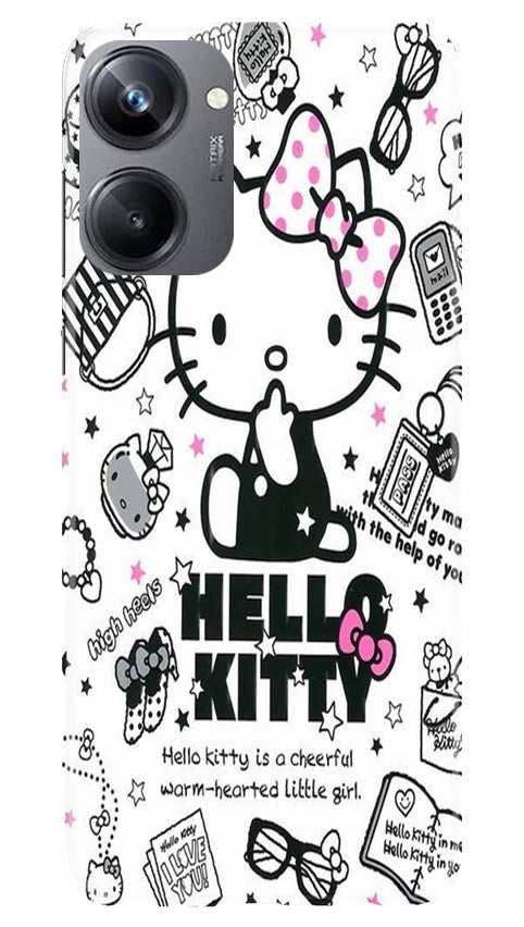 Hello Kitty Mobile Back Case for Realme 10 Pro 5G (Design - 320)