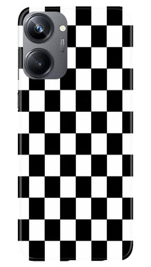 Black White Boxes Mobile Back Case for Realme 10 Pro 5G (Design - 331)