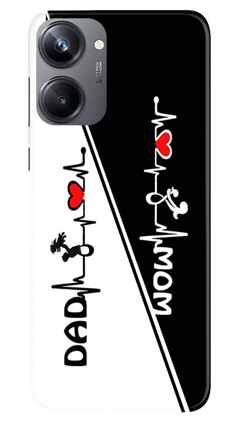 Love Mom Dad Mobile Back Case for Realme 10 Pro 5G (Design - 344)