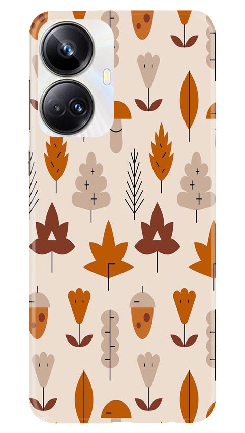 Leaf Pattern Art Case for Realme 10 Pro Plus 5G  (Design - 132)