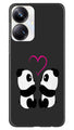 Panda Love Mobile Back Case for Realme 10 Pro Plus 5G (Design - 355)