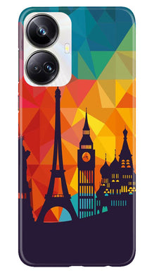 Eiffel Tower2 Mobile Back Case for Realme 10 Pro Plus 5G (Design - 91)