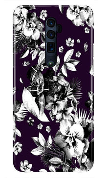 white flowers Case for Oppo Reno 2