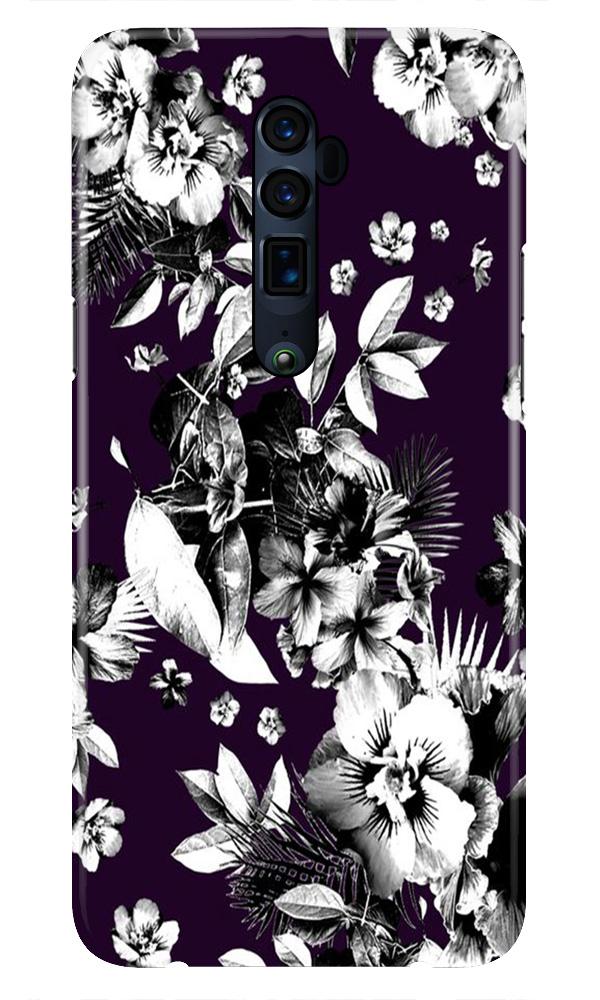 white flowers Case for Oppo Reno 2