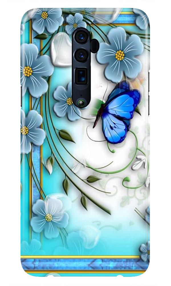 Blue Butterfly Case for Oppo Reno 2