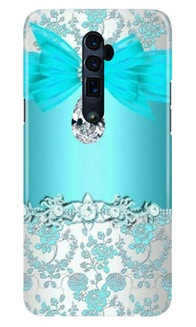 Shinny Blue Background Case for Oppo Reno 2