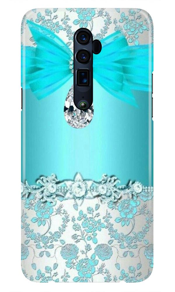 Shinny Blue Background Case for Oppo Reno 2