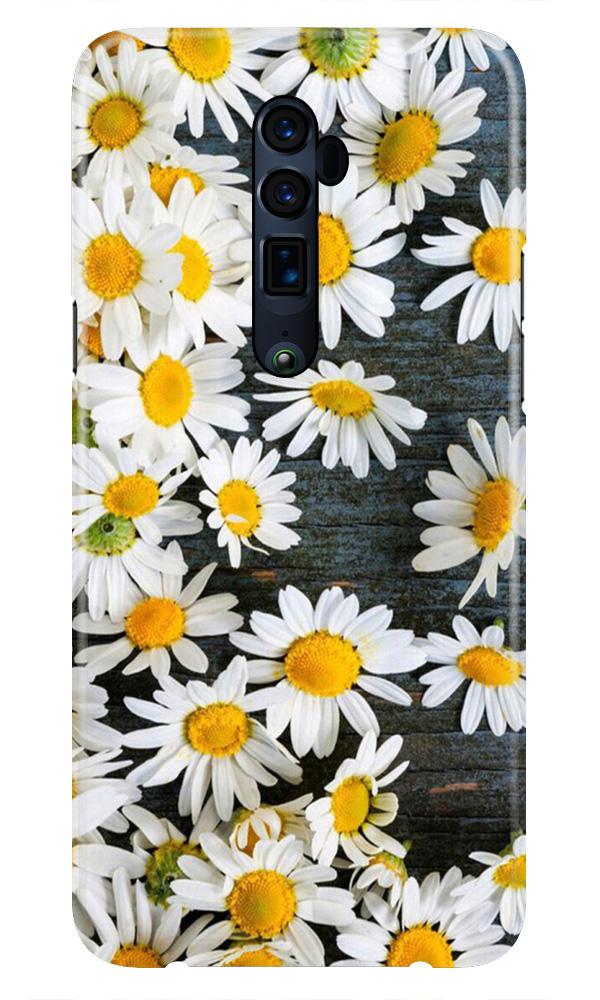 White flowers2 Case for Oppo Reno 2