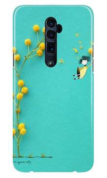 Flowers Girl Case for Oppo Reno 10X Zoom (Design No. 216)
