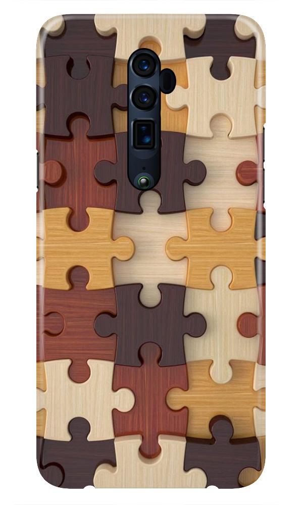 Puzzle Pattern Case for Oppo Reno 10X Zoom (Design No. 217)