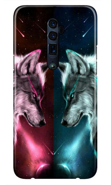 Wolf fight Case for Oppo Reno 10X Zoom (Design No. 221)