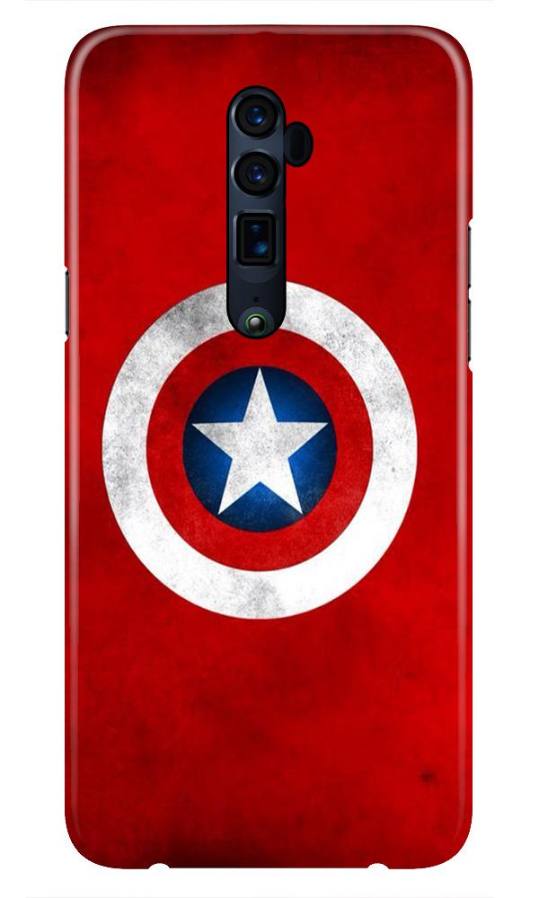 Captain America Case for Oppo Reno 10X Zoom (Design No. 249)