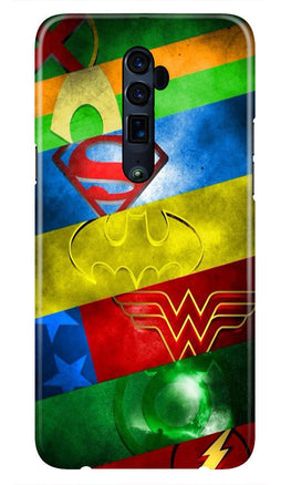 Superheros Logo Case for Oppo Reno 10X Zoom (Design No. 251)