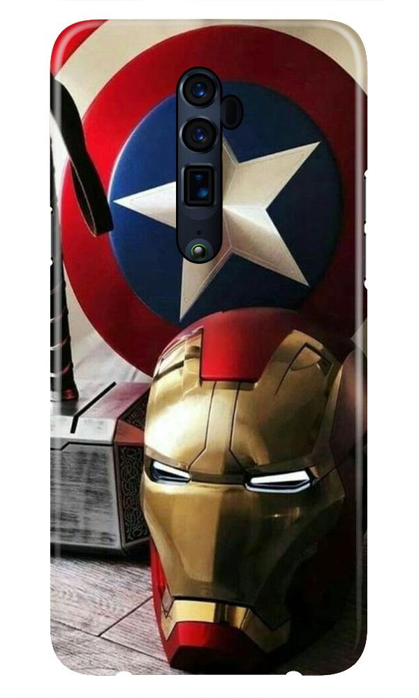 Ironman Captain America Case for Oppo Reno 10X Zoom (Design No. 254)