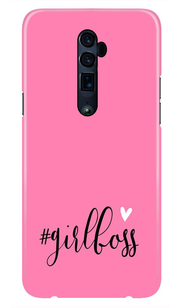 Girl Boss Pink Case for Oppo Reno 10X Zoom (Design No. 269)