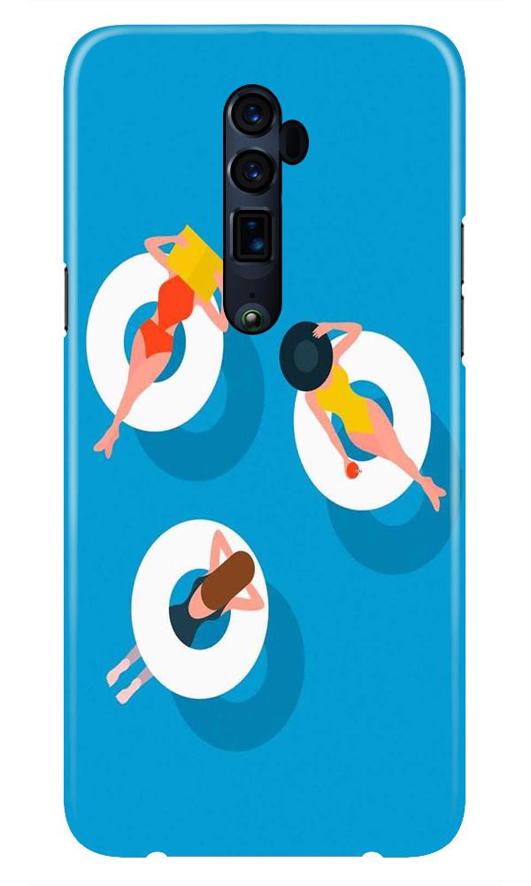 Girlish Mobile Back Case for Oppo Reno2 F  (Design - 306)