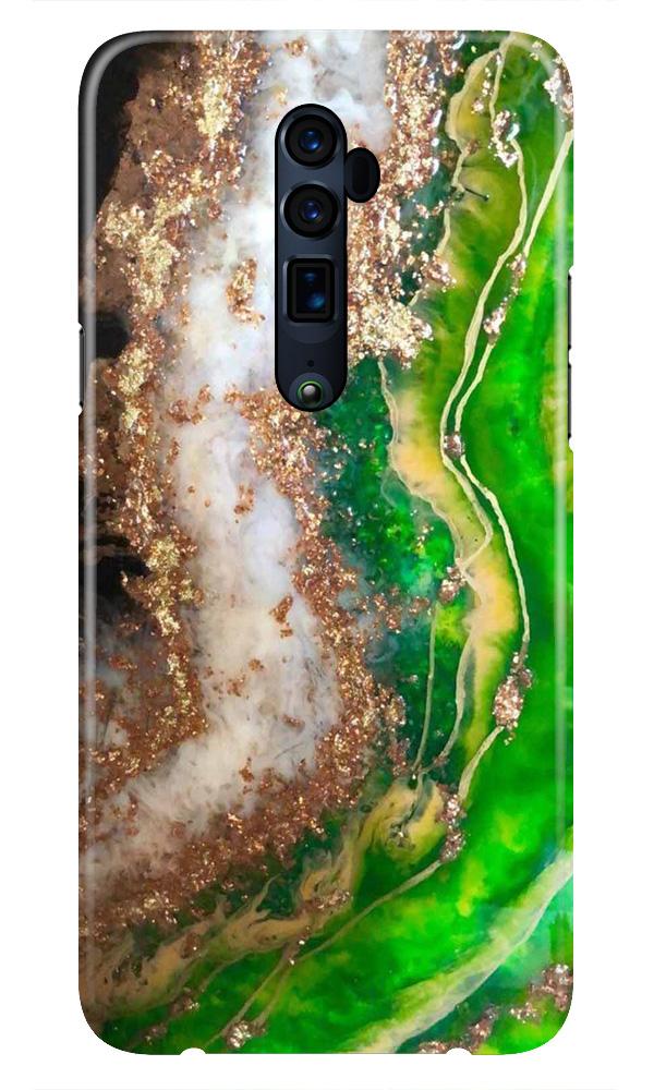 Marble Texture Mobile Back Case for Oppo Reno 10X Zoom  (Design - 307)