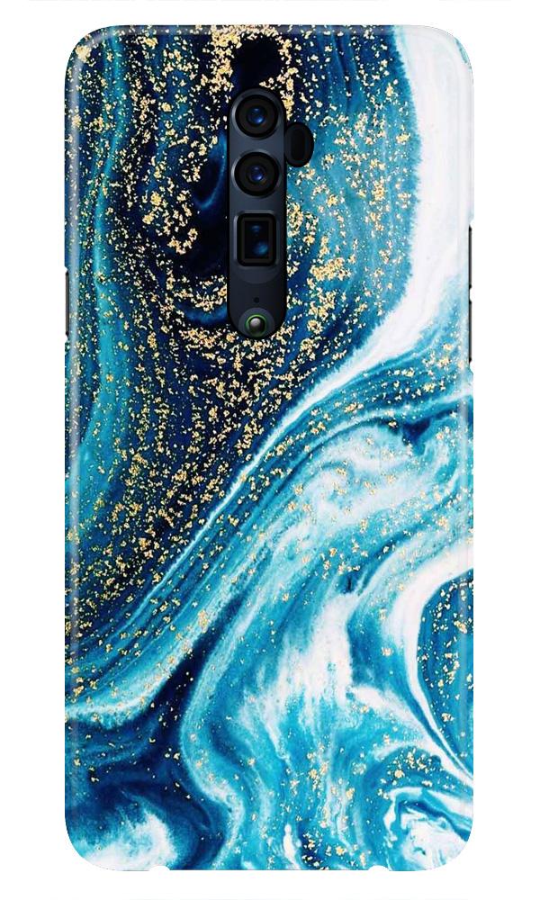 Marble Texture Mobile Back Case for Oppo Reno 10X Zoom(Design - 308)