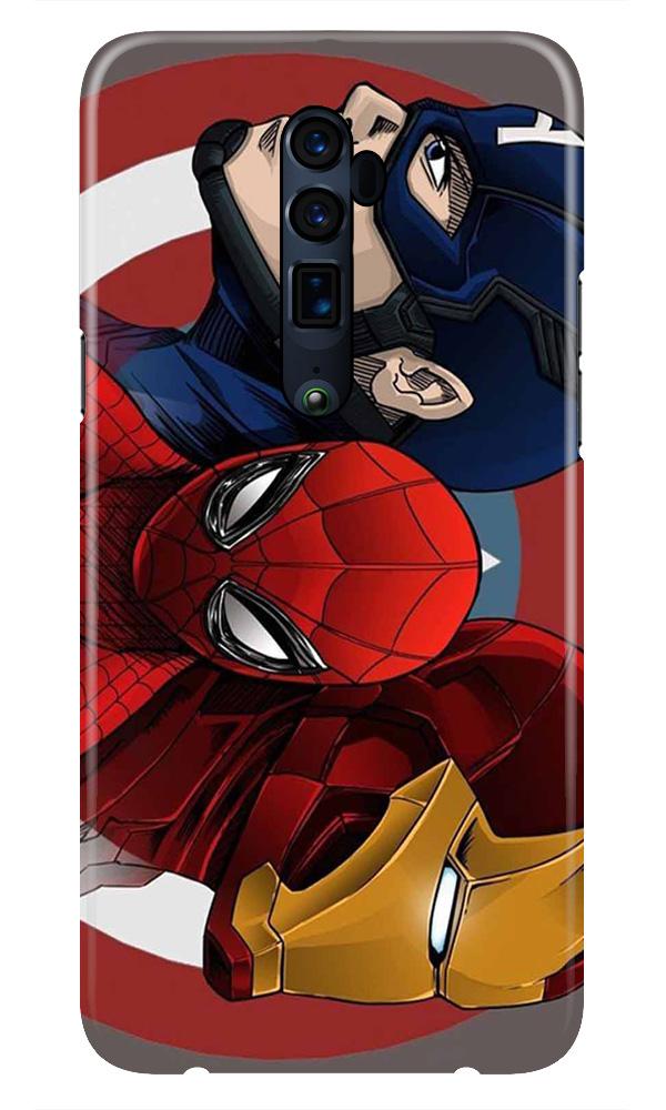Superhero Mobile Back Case for Oppo Reno 10X Zoom  (Design - 311)