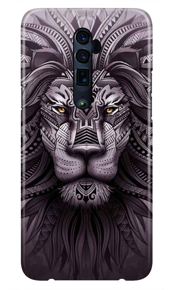 Lion Mobile Back Case for Oppo Reno 10X Zoom  (Design - 315)