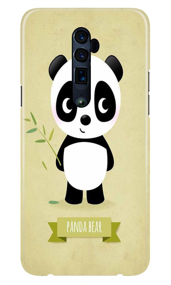 Panda Bear Mobile Back Case for Oppo Reno 2(Design - 317)