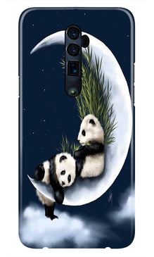 Panda Moon Mobile Back Case for Oppo Reno 10X Zoom  (Design - 318)