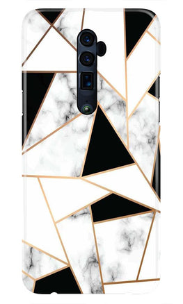 Marble Texture Mobile Back Case for Oppo Reno 10X Zoom  (Design - 322)