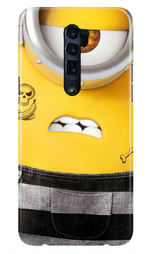 Minion Mobile Back Case for Oppo Reno2 Z  (Design - 324)