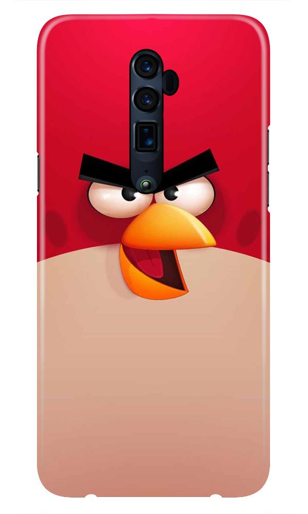Angry Bird Red Mobile Back Case for Oppo Reno 10X Zoom  (Design - 325)