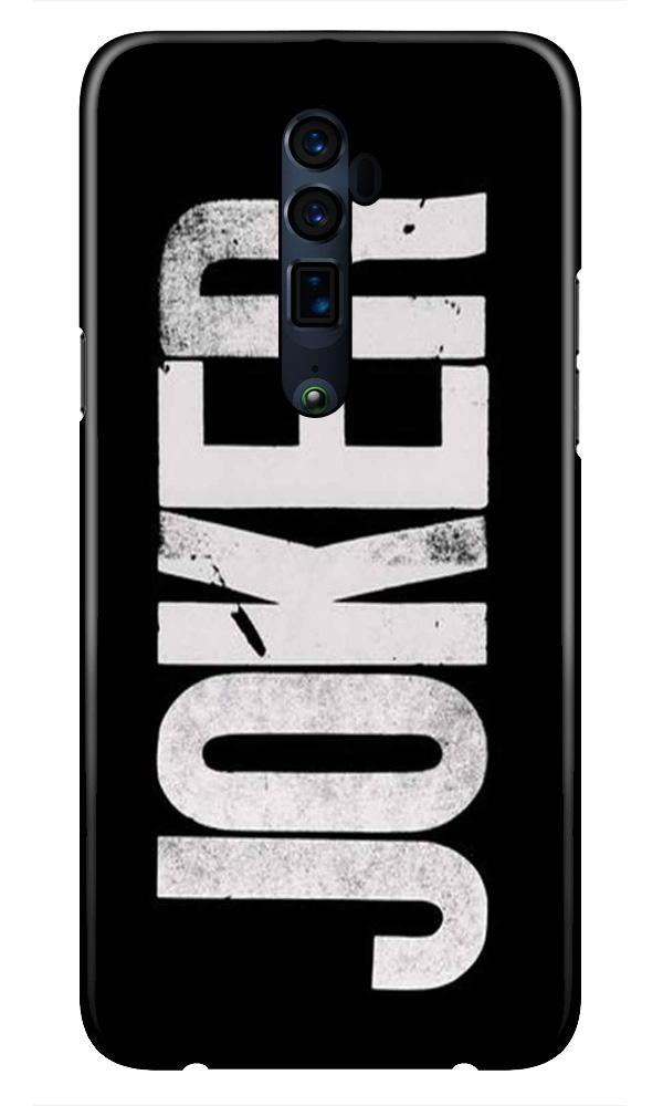 Joker Mobile Back Case for Oppo Reno 10X Zoom  (Design - 327)