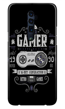 Gamer Mobile Back Case for Oppo Reno2 Z  (Design - 330)