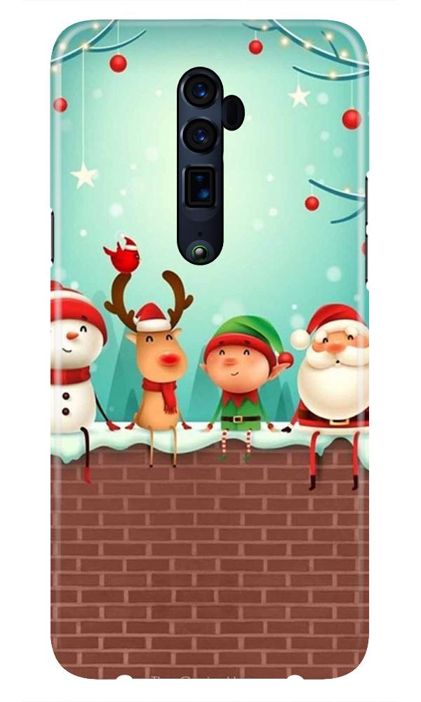 Santa Claus Mobile Back Case for Oppo Reno 10X Zoom  (Design - 334)
