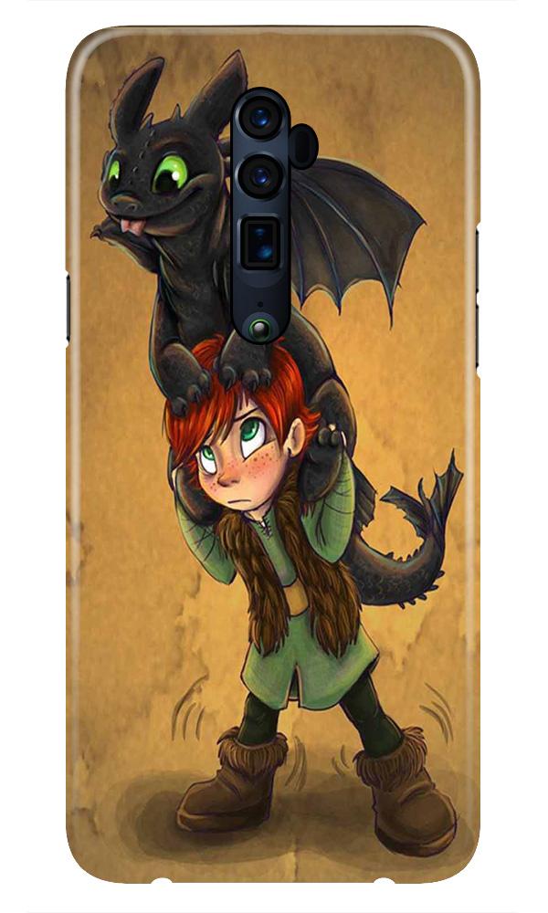 Dragon Mobile Back Case for Oppo Reno 2  (Design - 336)