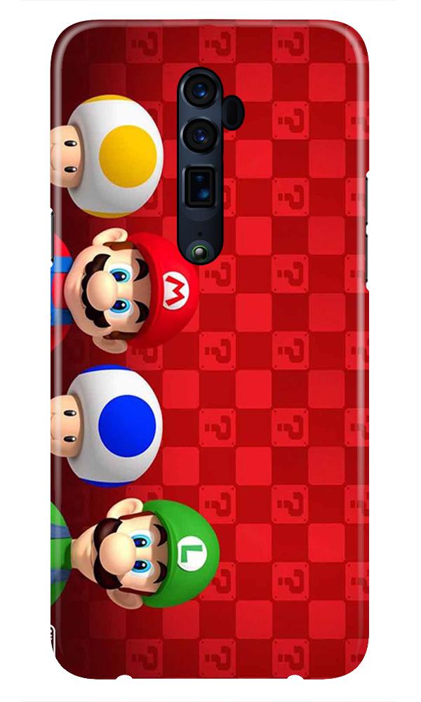 Mario Mobile Back Case for Oppo Reno2 Z  (Design - 337)