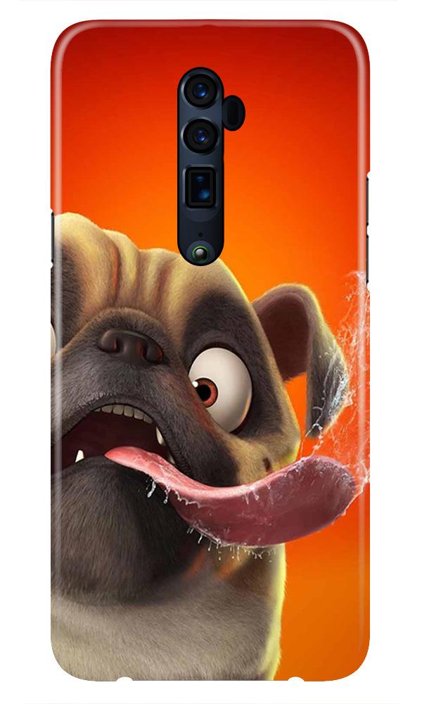 Dog Mobile Back Case for Oppo Reno 10X Zoom  (Design - 343)