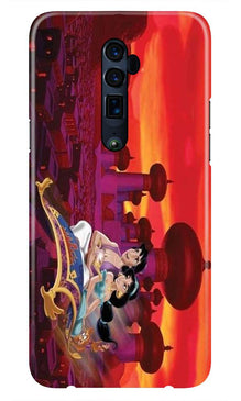 Aladdin Mobile Back Case for Oppo Reno 10X Zoom  (Design - 345)